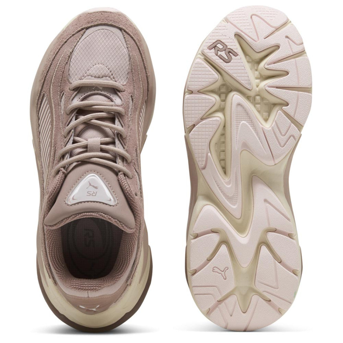 PUMA - RS Surge Hairy Suede Sneakers Rose Late Crem