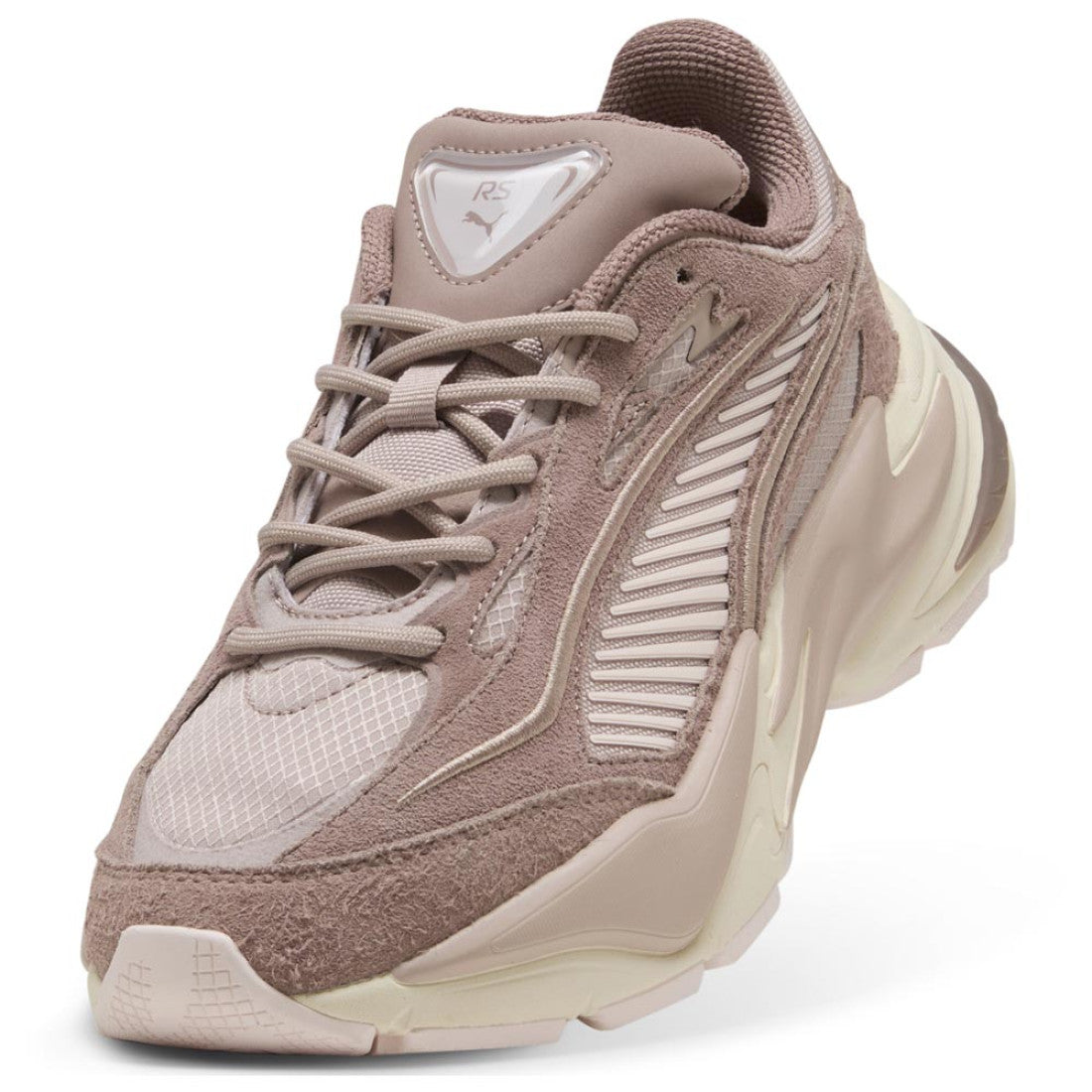 PUMA - RS Surge Hairy Suede Sneakers Rose Late Crem