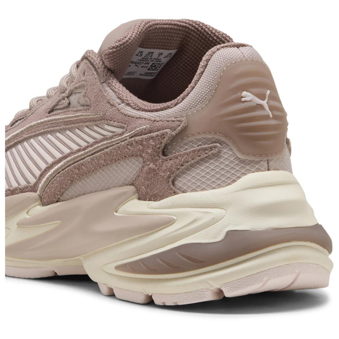 PUMA - RS Surge Hairy Suede Sneakers Rose Late Crem