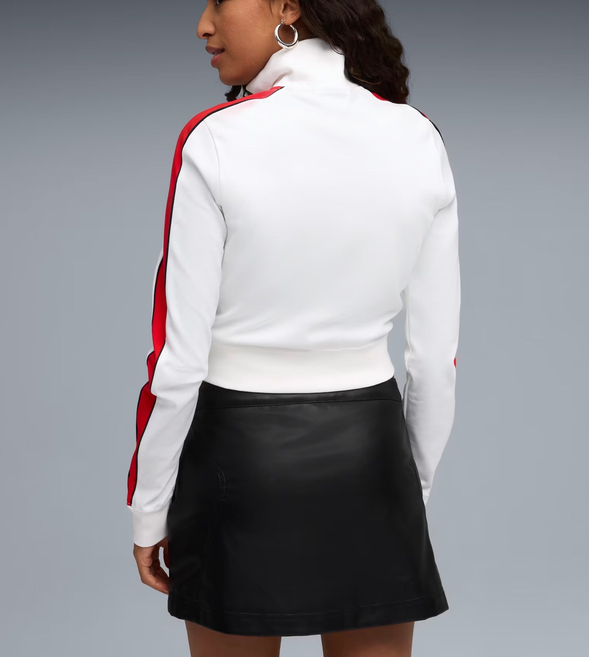 PUMA - FUTURE.PUMA.ARCHIVE T7 Slim Cropped Track Jacket Women Red