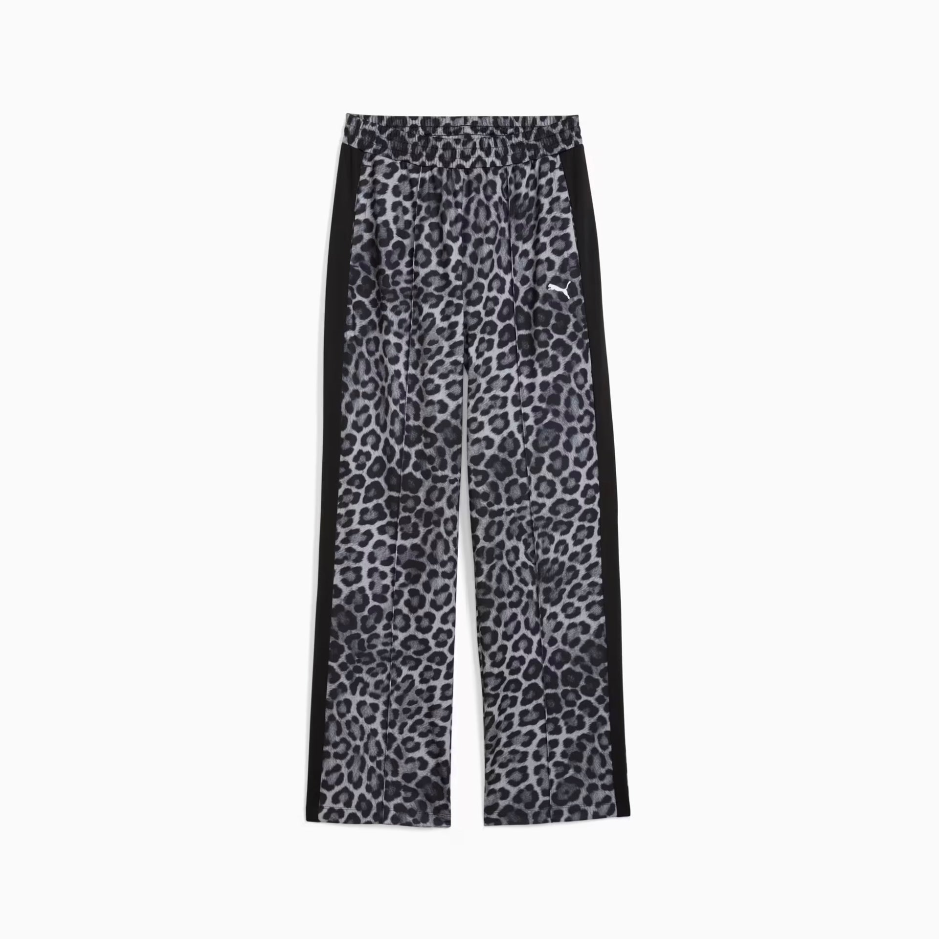 PUMA - T7 LEO LUXE All-Over Print Straight Pants Women Black