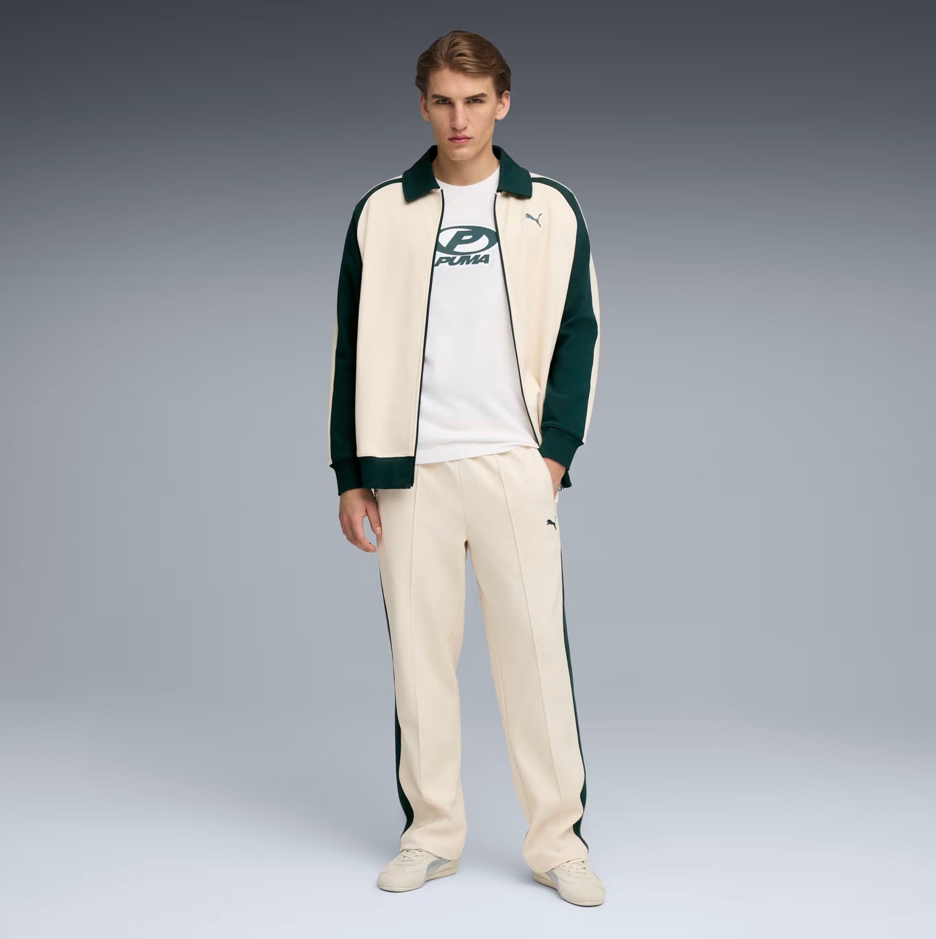 PUMA - T7 Relaxed Jacquard Track Pants
