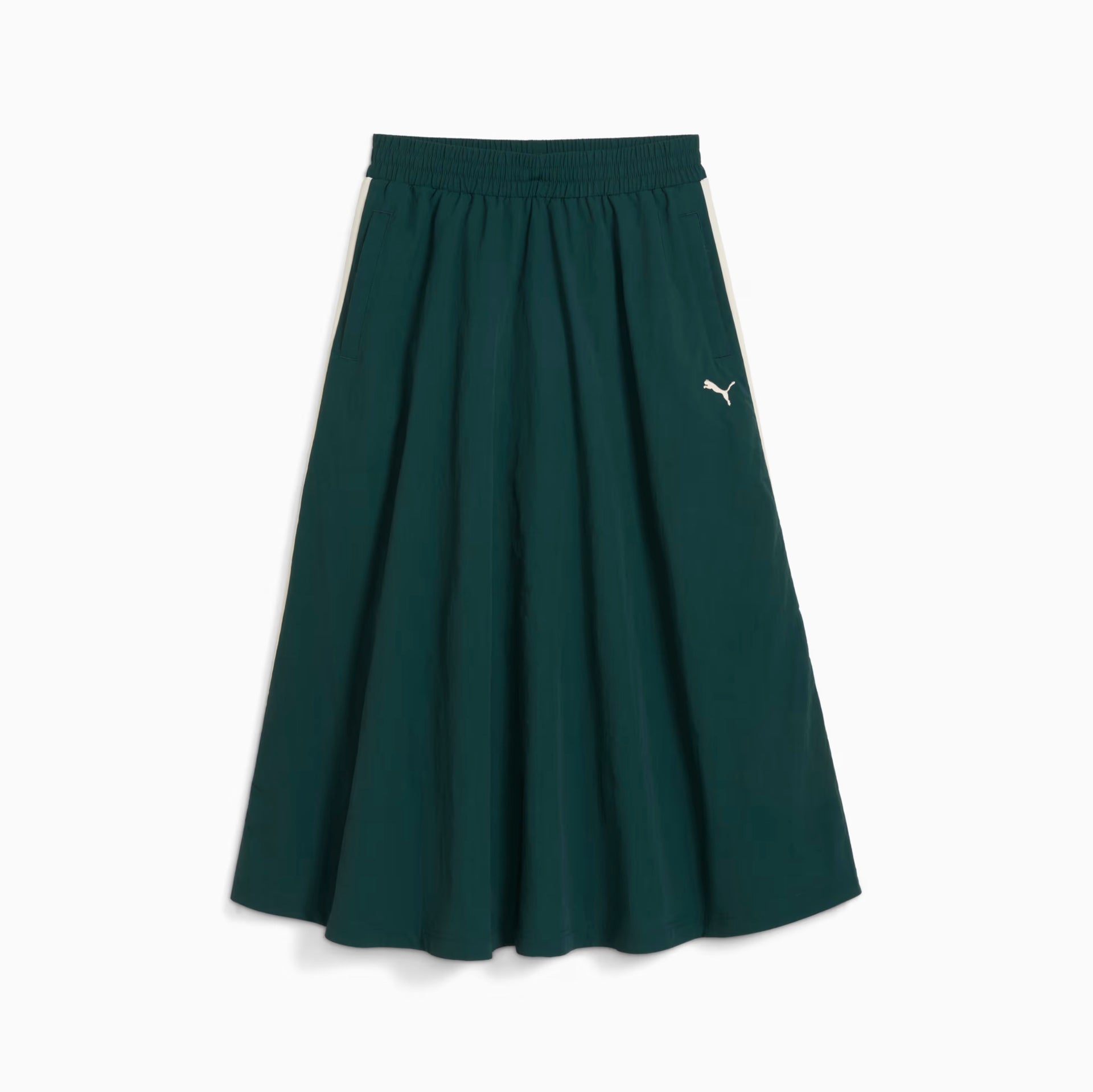 PUMA - T7 Woven Midi Skirt Women Green