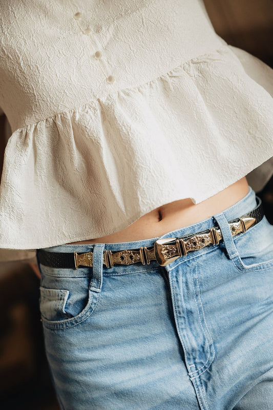 Individual Art Leather - "Hold me" belt