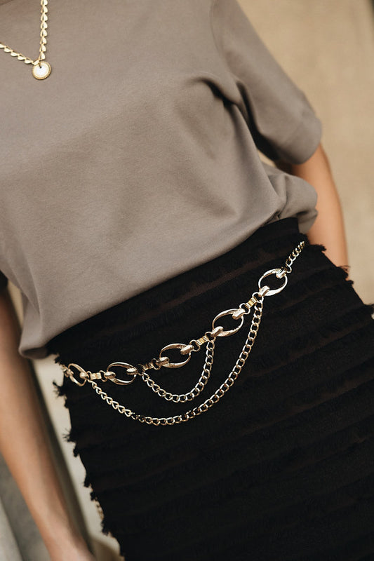 Individual Art Leather - "Aurora" belt Nickel
