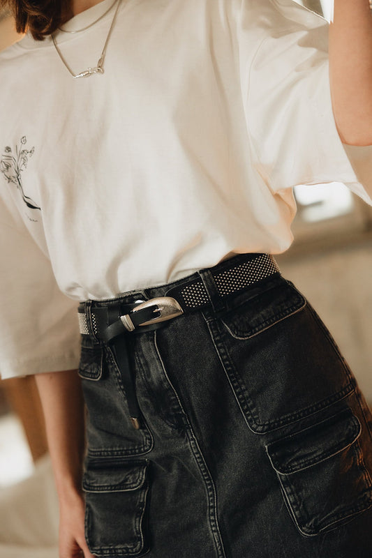 Individual Art Leather - "Midnight Dreamer" belt