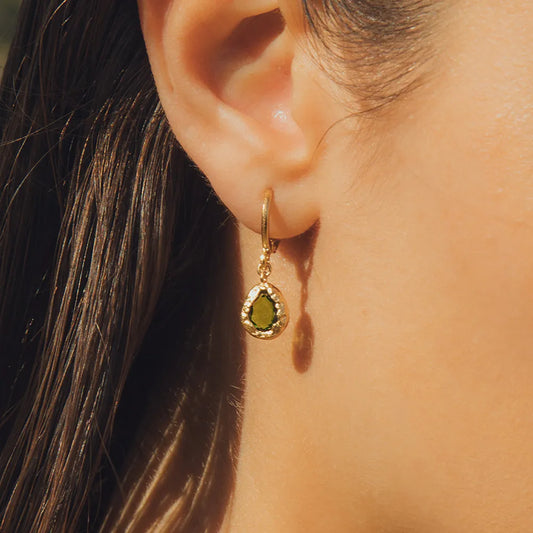 AGAPEE - Lysia Dark Green Earrings