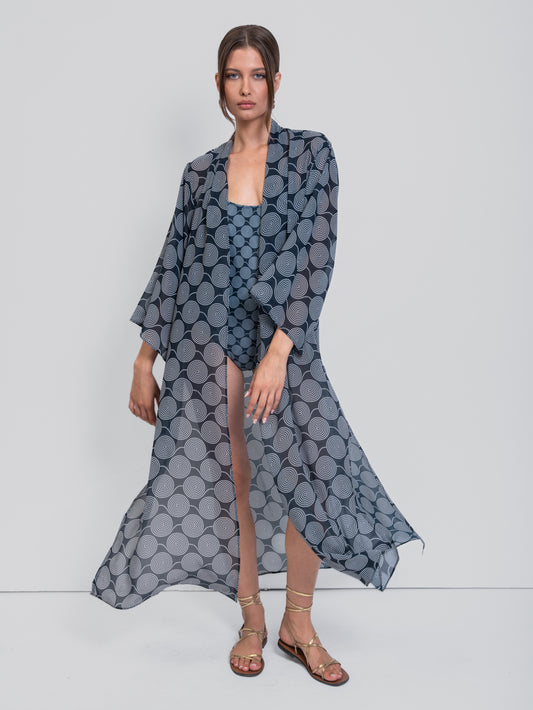 CAPETANISSA - Oceania Spira Kimono Navy