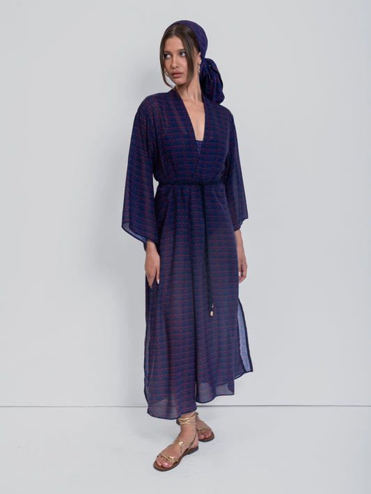 CAPETANISSA - Oceania Boat Kimono Red