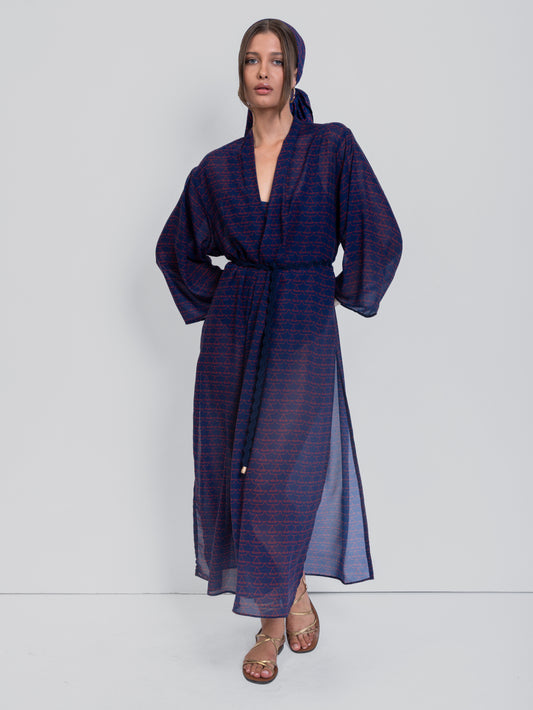 CAPETANISSA - Oceania Boat Kimono Red