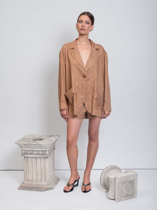 CAPETANISSA - Caspian Jacket Brown