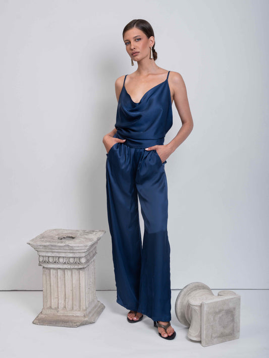 CAPETANISSA - Cleta Top Navy