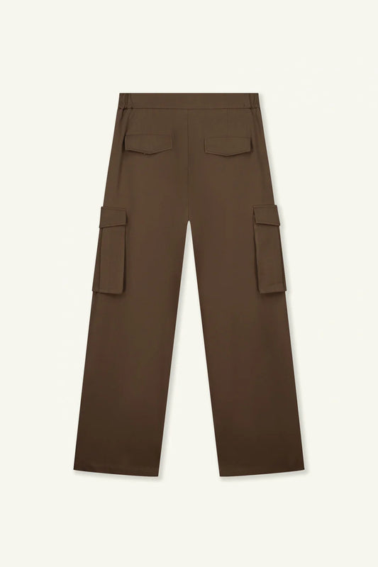 DWC - Oishi Japanese Pleated Pants Brown