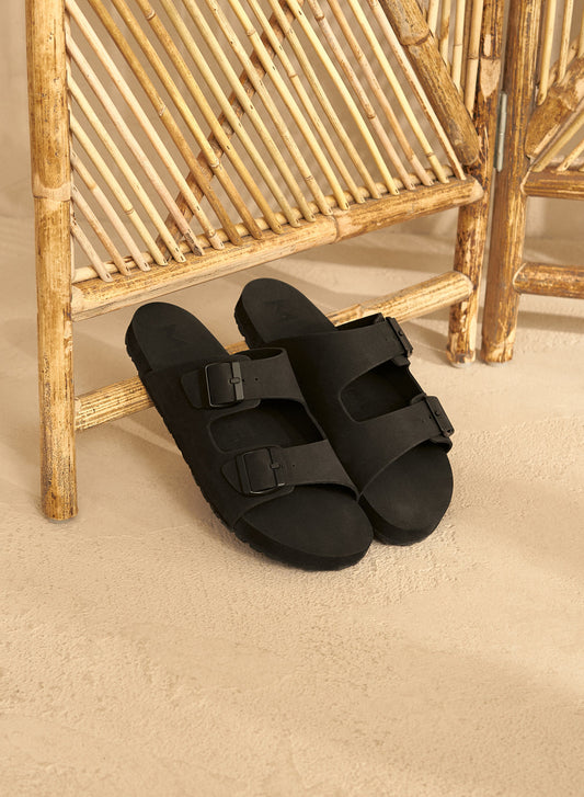 MANEBI - Eva Nordic Swim Sandals Men Black