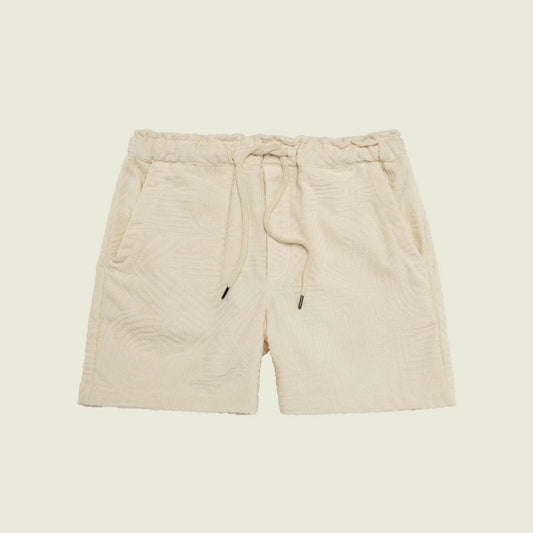 OAS - Cream Golconda Terry Shorts