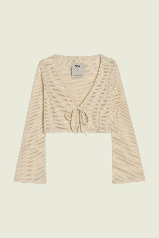 OAS - Ecru Vacay Net Top