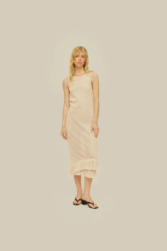 OAS - Ecru Ari Slip Dress