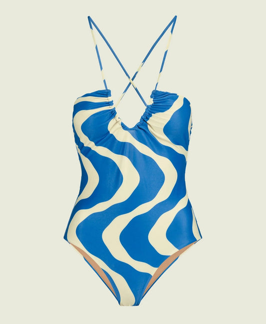 OAS - Blue Rippling Iodio Bathing Suit