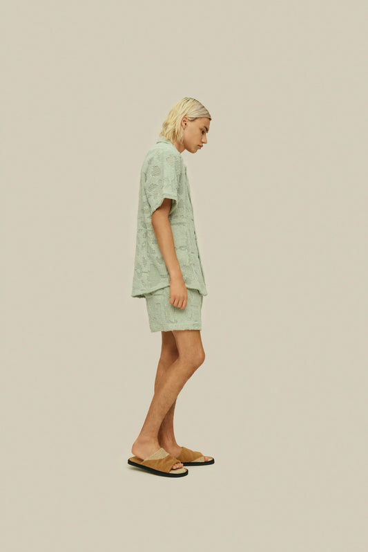 OAS - Galbanum Cuba Crochet Shirt