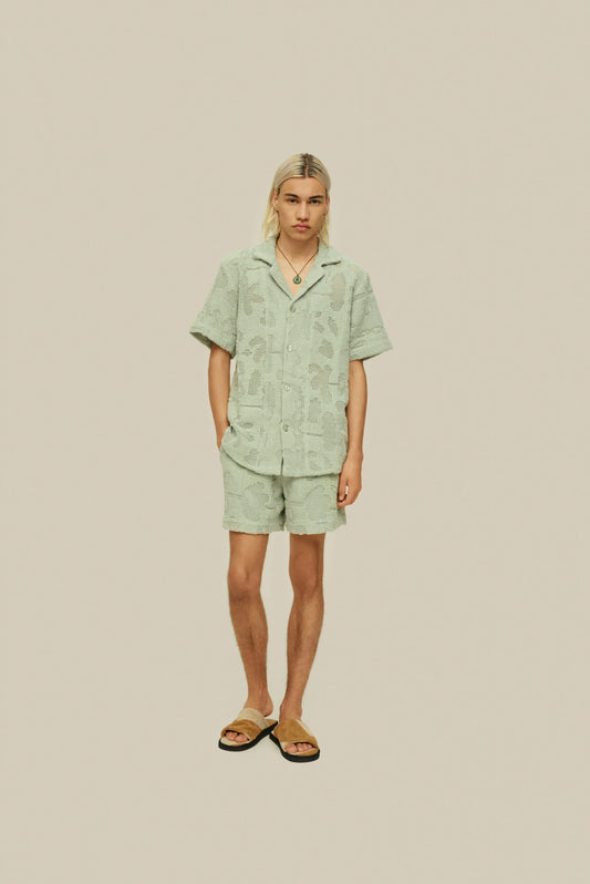 OAS - Galbanum Crochet Shorts