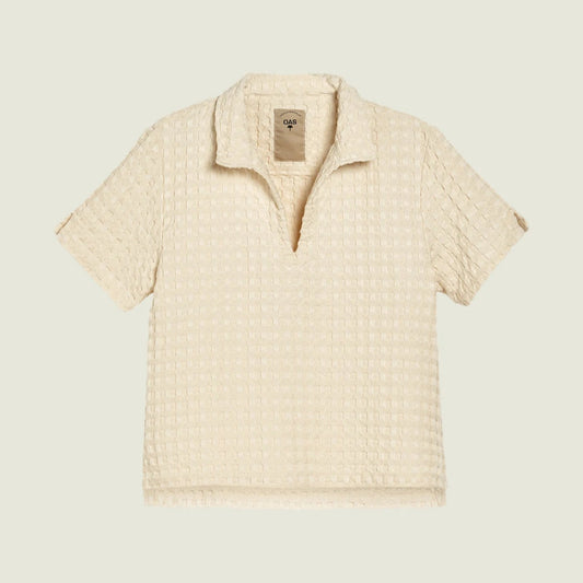OAS - Ecru Jaffa Waffle Shirt