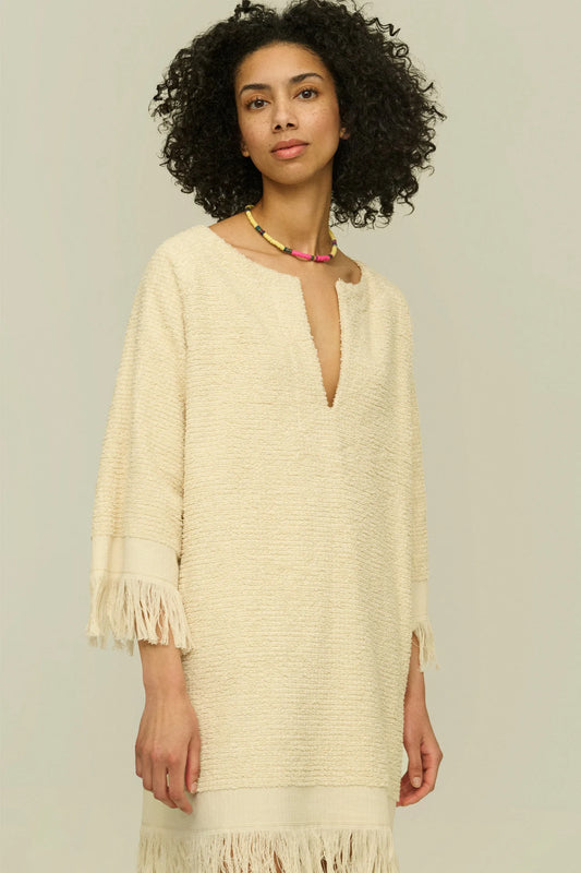 OAS - Ecru Odilia Terry Dress