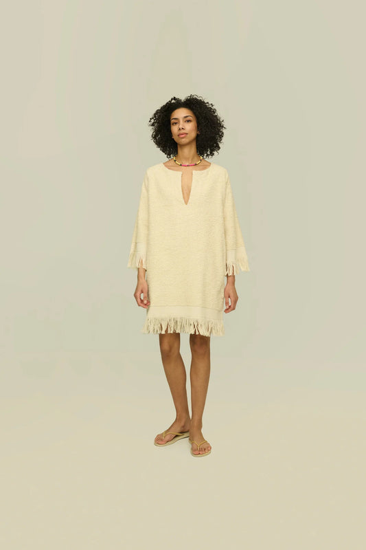 OAS - Ecru Odilia Terry Dress