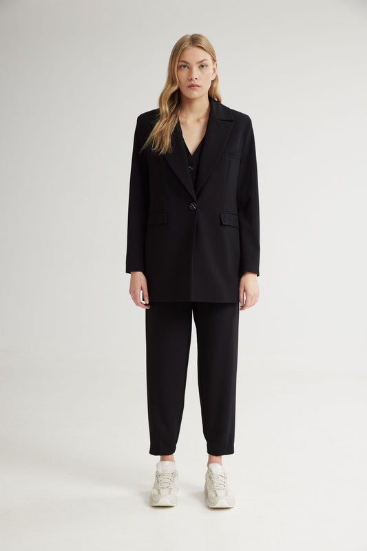 4TAILORS - Ember Oversized Blazer Black