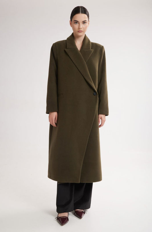 4TAILORS - Snowflake Overcoat Green
