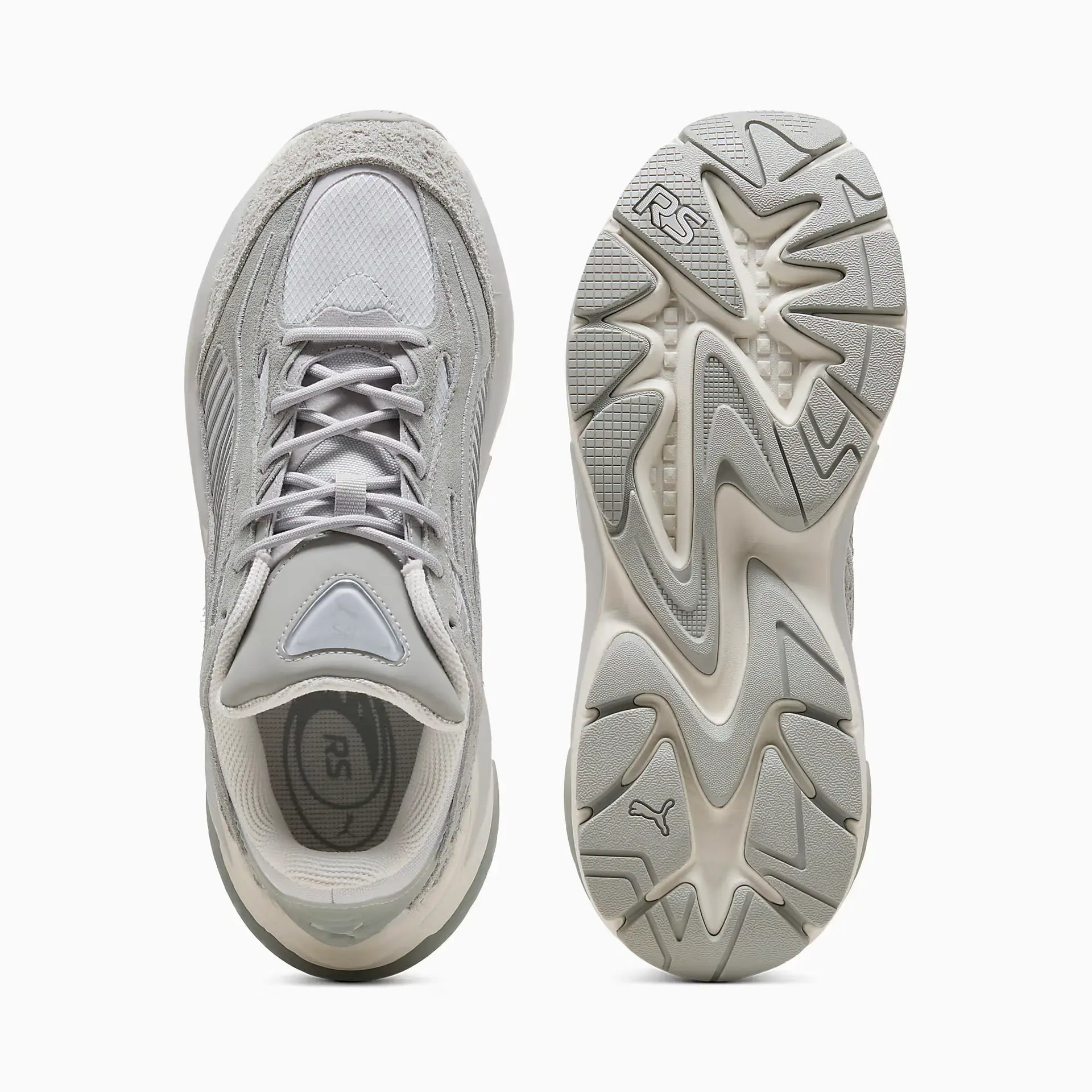 PUMA - RS Surge Hairy Suede Sneakers Cool Light Gray-Vapor Gray