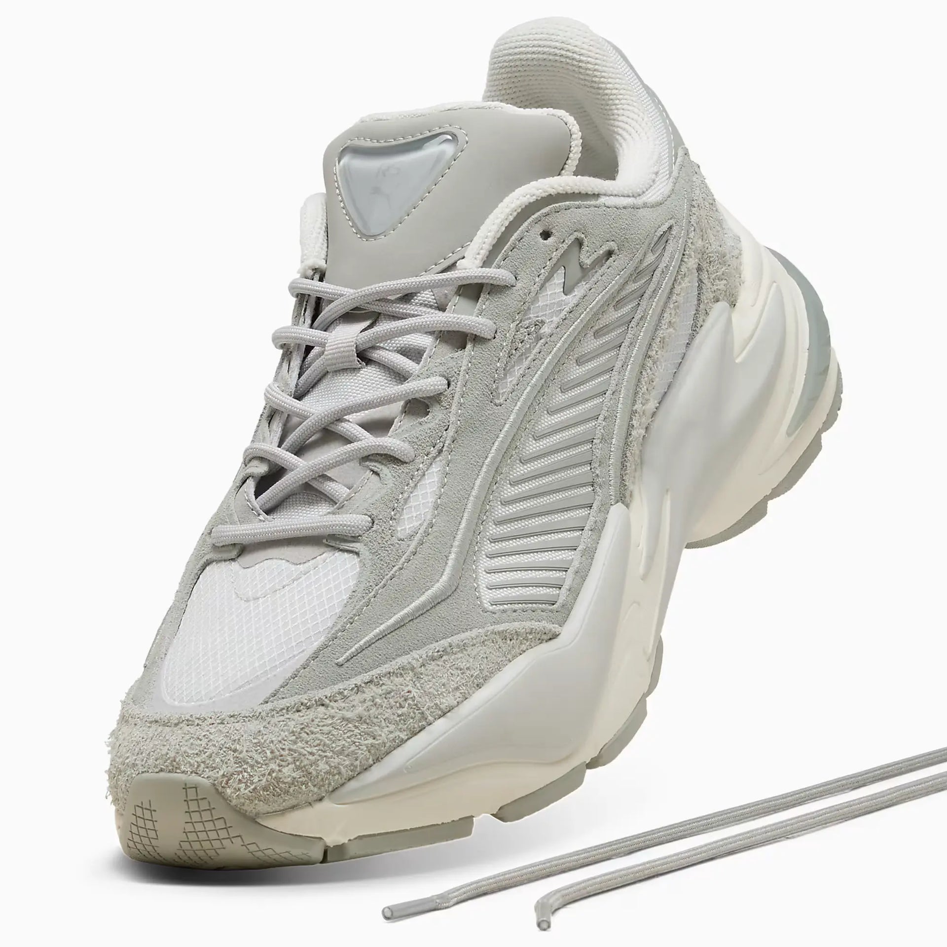 PUMA - RS Surge Hairy Suede Sneakers Cool Light Gray-Vapor Gray