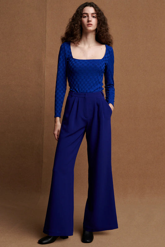 PAOLITA - Sapphire Pleated Trousers