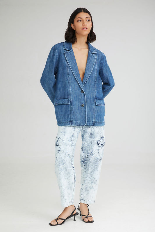 4TAILORS - The Soft Serve Blazer Denim