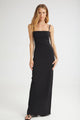 4TAILORS - The Sprinkles Maxi Dress Black