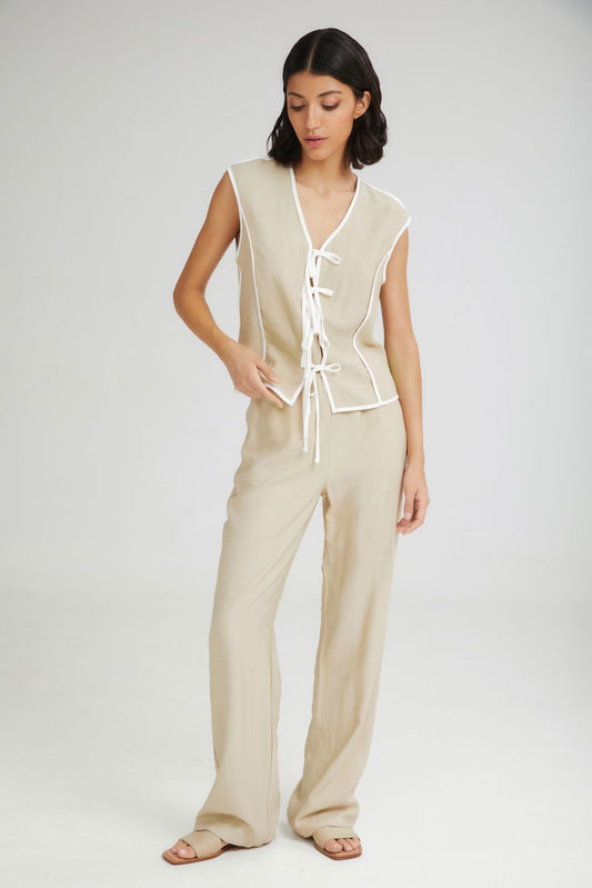 4TAILORS - The Sundae Top Beige