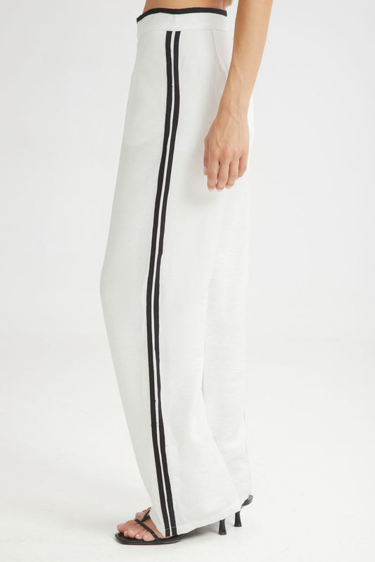 4TAILORS - The Sundae Wide Pants White