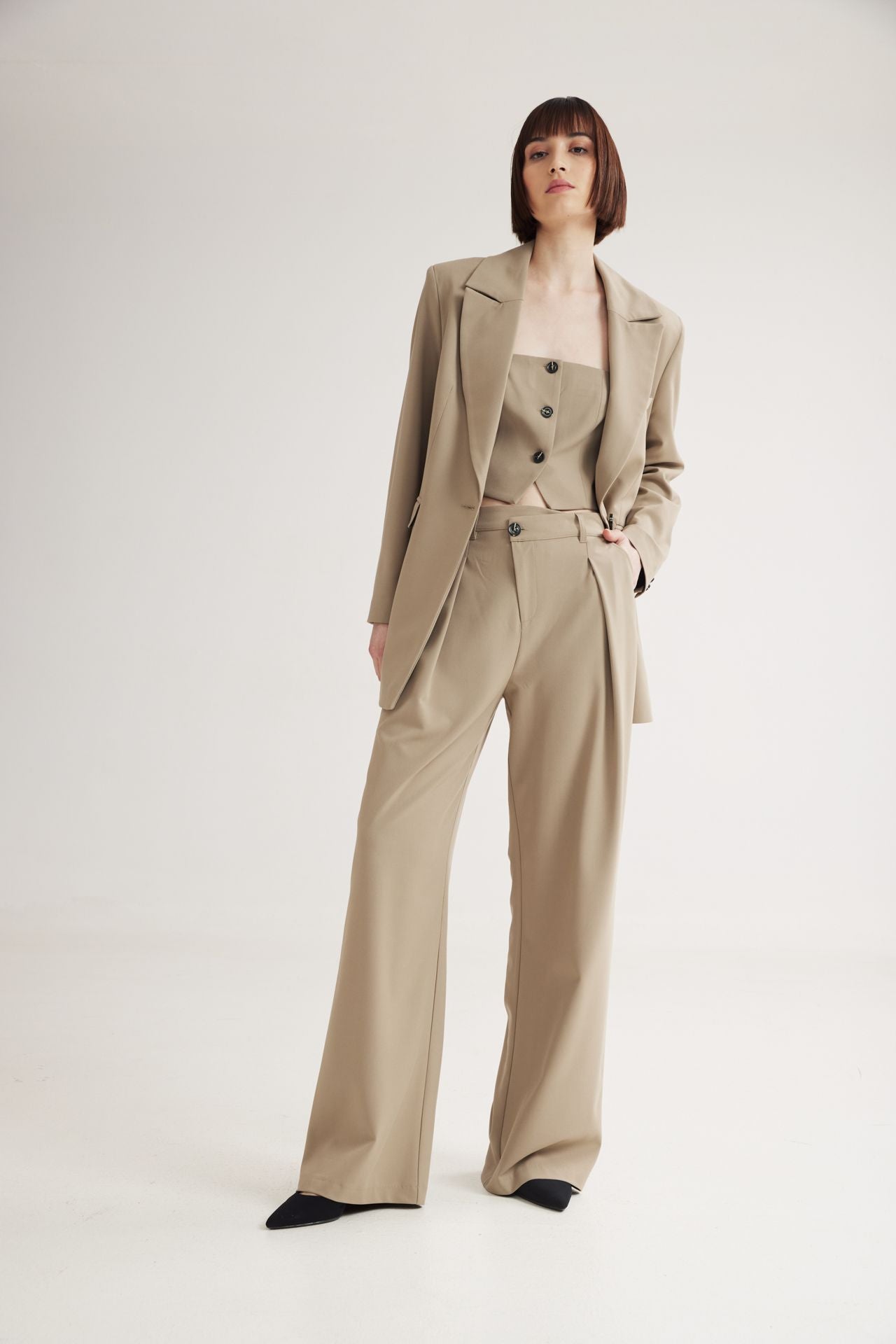 4TAILORS - Ember Pants Beige