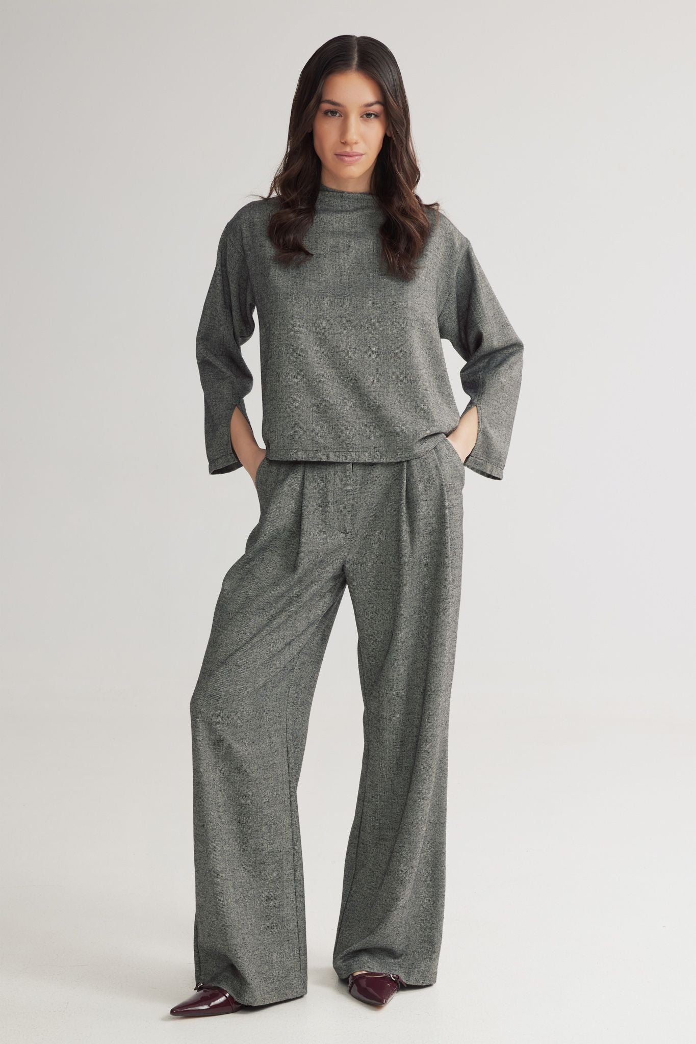 4TAILORS - Christopher Long Pants Grey