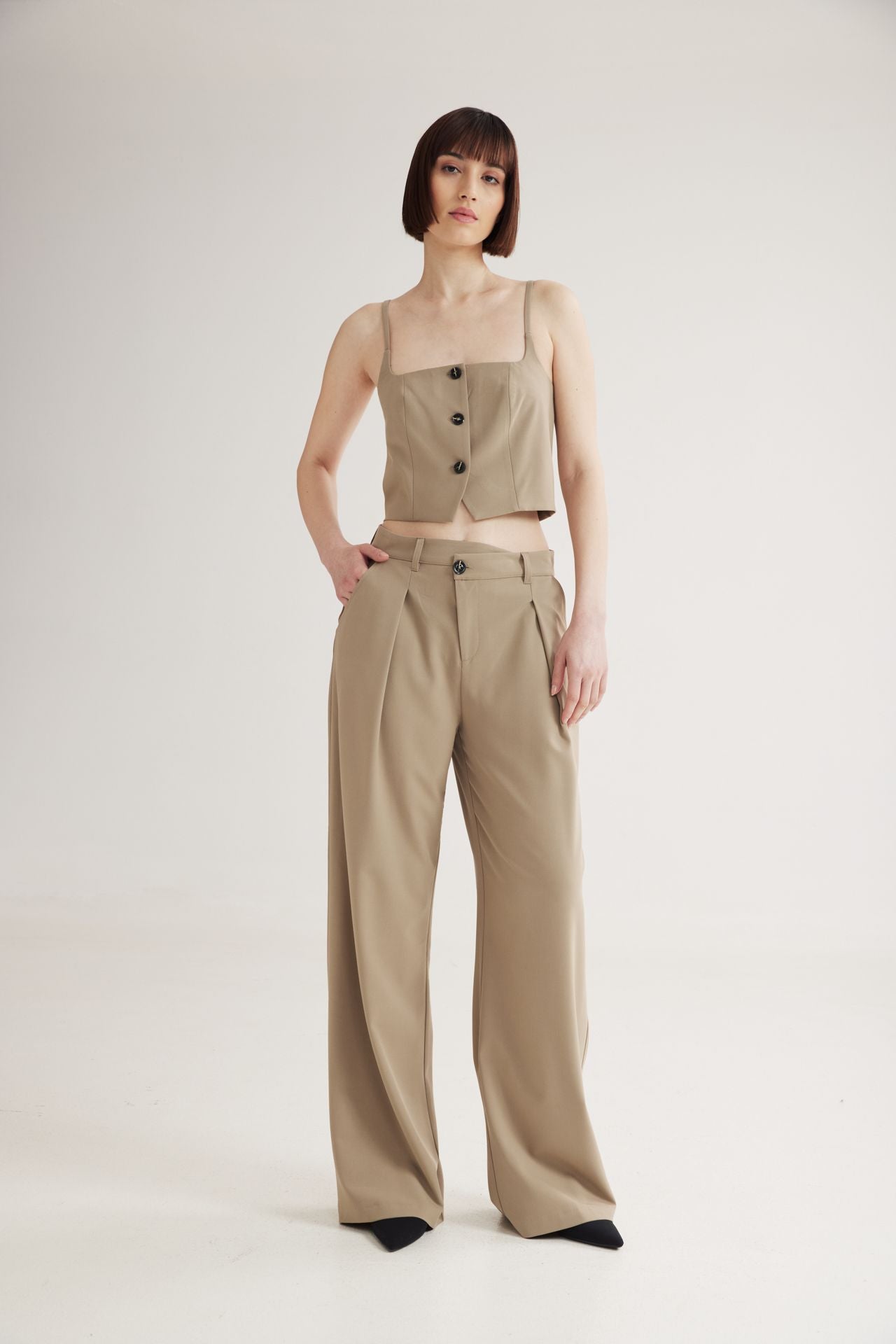 4TAILORS - Ember Pants Beige