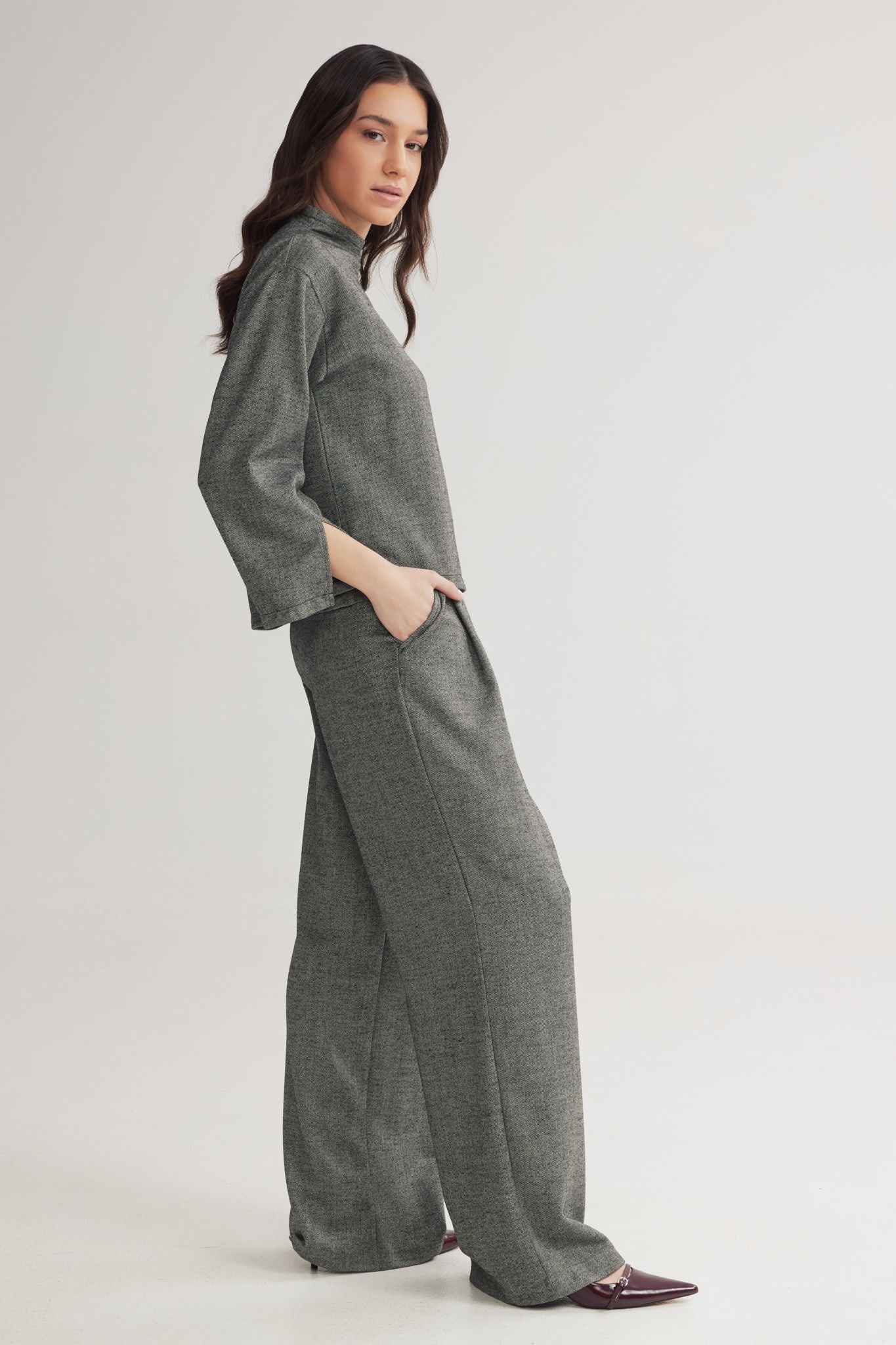 4TAILORS - Christopher Long Pants Grey