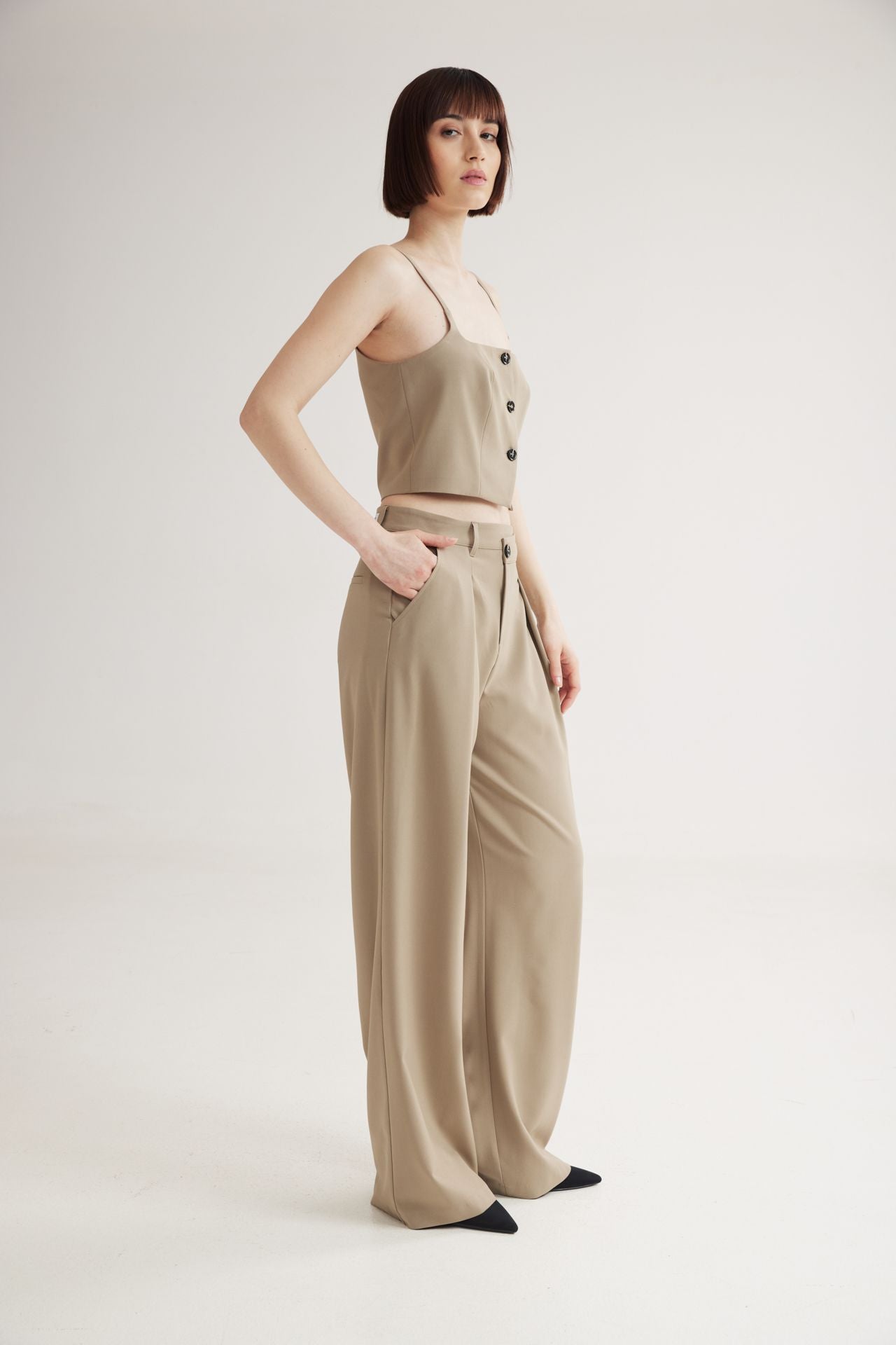 4TAILORS - Ember Pants Beige