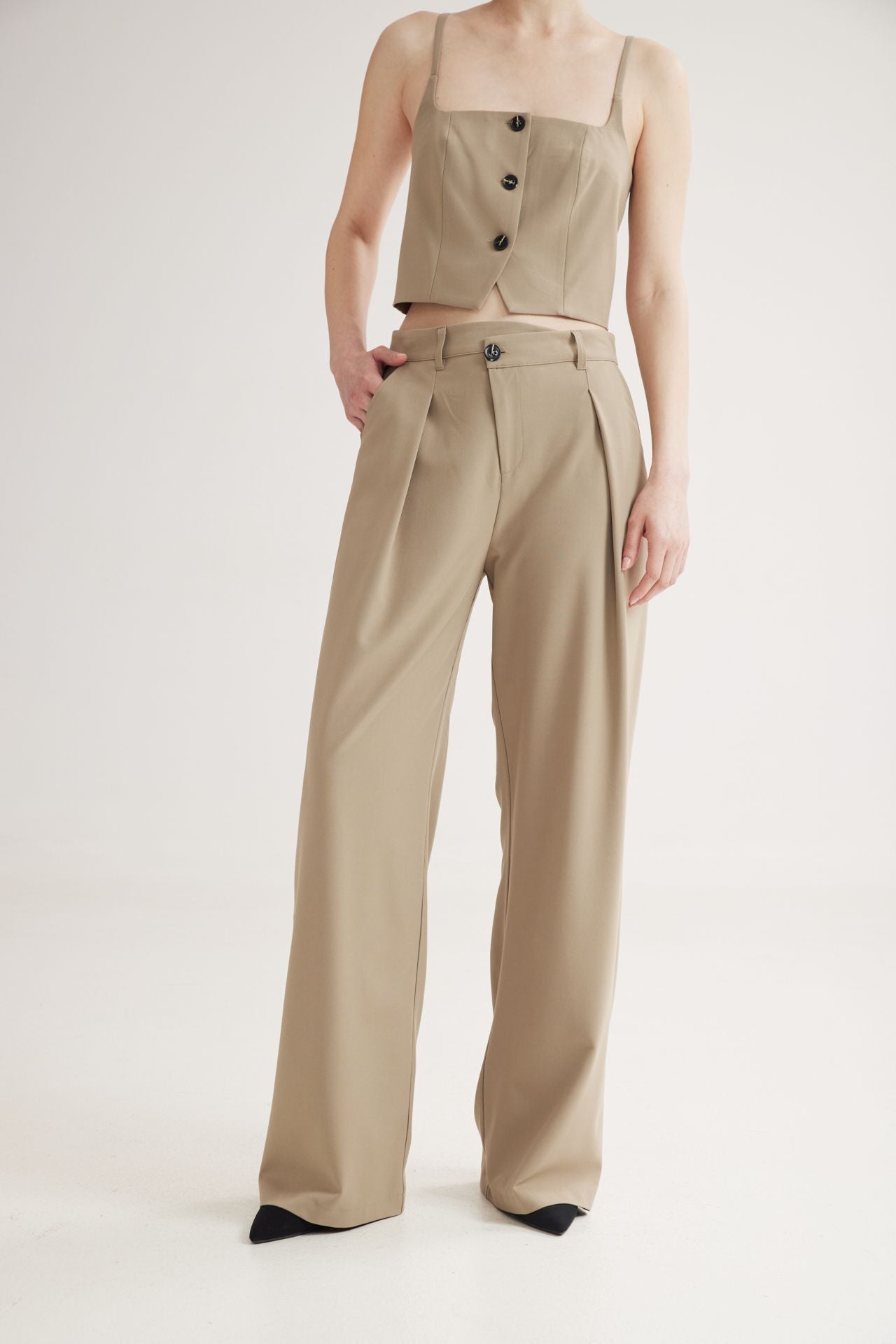 4TAILORS - Ember Pants Beige