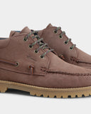 MANEBI - Men Nabuk Low Boots Shoes Moka