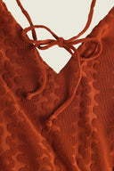 OAS - Terracotta Scribble Lido Bathing Suit