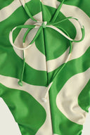 OAS - Green Rippling Lido Bathing Suit