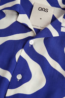 OAS - Blue Rippling Viscose Shirt