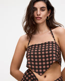 OAS - Coffee Lumo Avonlea Crop Top