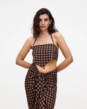 OAS - Coffee Lumo Avonlea Crop Top
