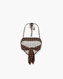 OAS - Coffee Lumo Avonlea Crop Top