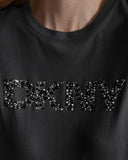 DKNY - T-Shirt Black with Logo Straight